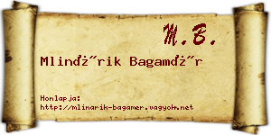 Mlinárik Bagamér névjegykártya